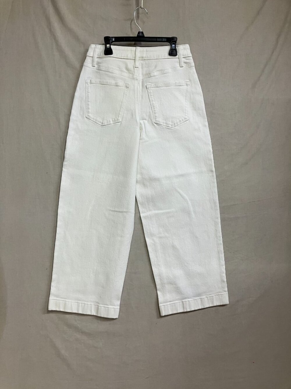 Sonoma Goods For Life Trouser Ankle Jeans Women's Size 4 White High Rise Pockets - Picture 10 of 12